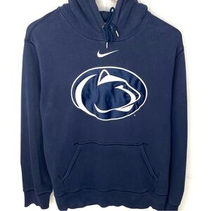 Vintage Nike Center Swoosh Penn State Nittany Lions Hoodie Sweatshirt Size XL